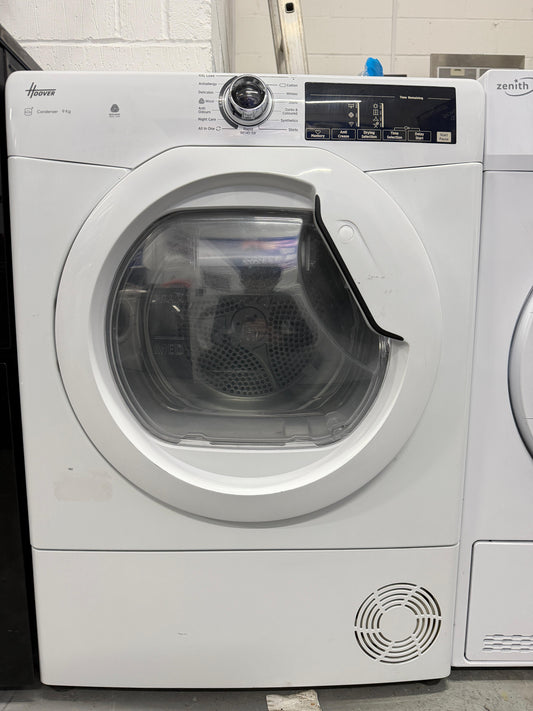 Refurbished Hoover HRE C9TBE-80 9kg Condenser Tumble Dryer - White