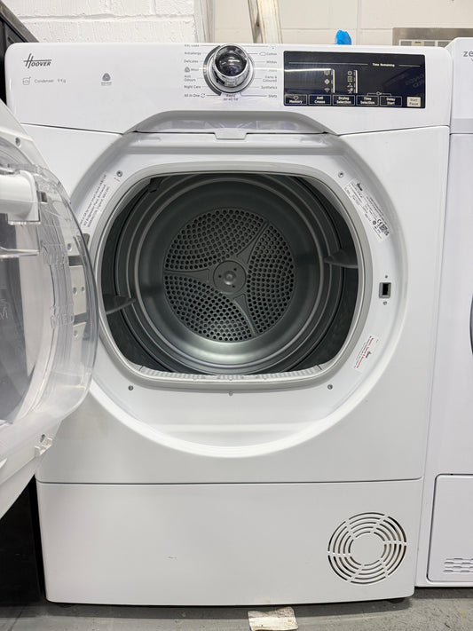 Refurbished Hoover HRE C9TBE-80 9kg Condenser Tumble Dryer - White