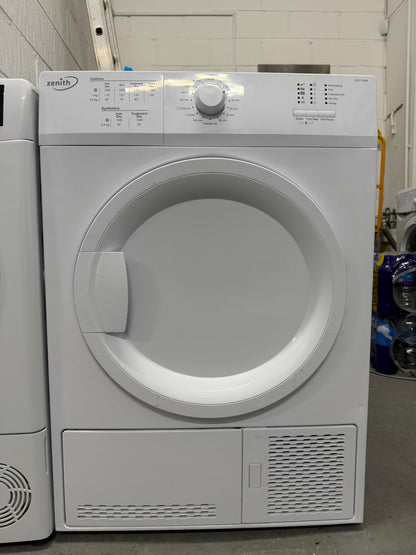 Refurbished Zenith ZDCT700W 7kg Condenser Tumble Dryer - White