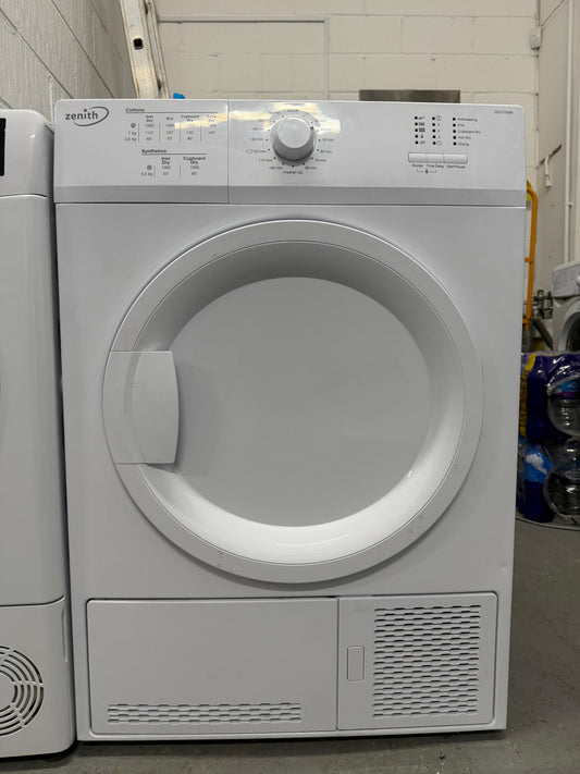 Refurbished Zenith ZDCT700W 7kg Condenser Tumble Dryer - White