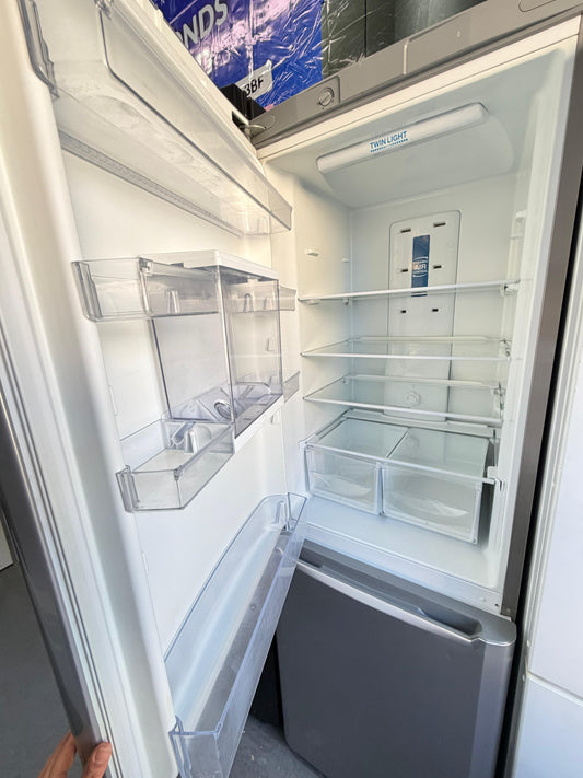 Refurbished Indesit BIAA13PFSIWDUK 283 L 60/40 Fridge Freezer with Water Dispenser - Silver