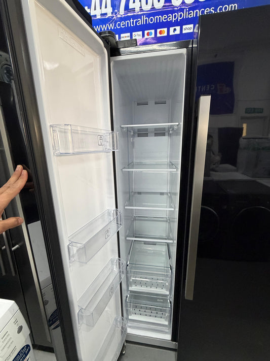 Refurbished Beko ASL141B 558 L American Style Fridge Freezer - Black