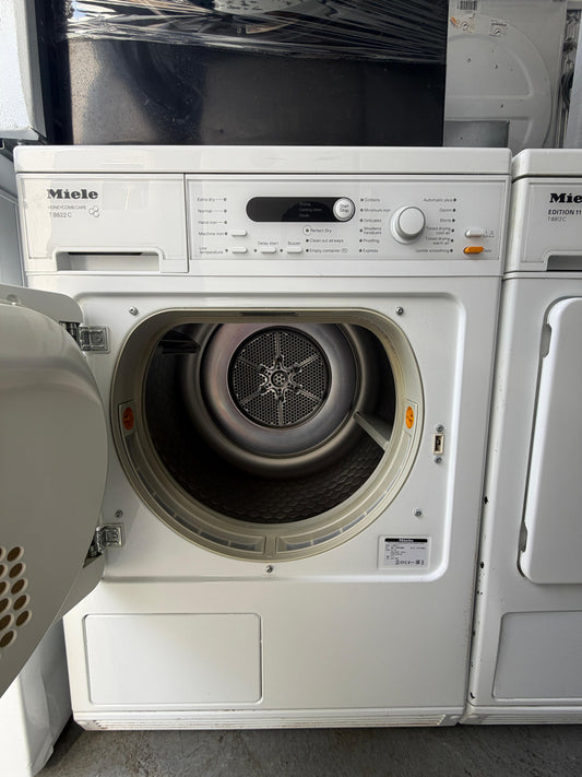 Refurbished Miele T8822C 7kg Condenser Tumble Dryer - White
