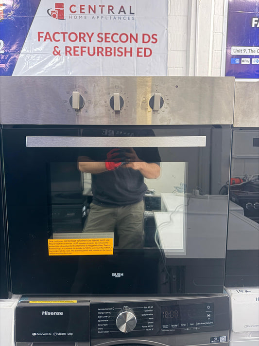 Bush BIBFOSAX Built-In Electric Single Oven - Stainless Steel - Unused Grade A