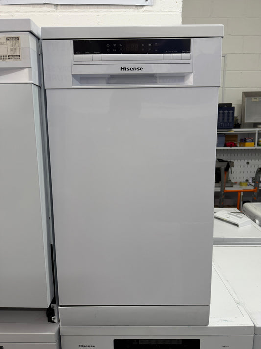 Hisense HS520E40WUK Slimline Freestanding Dishwasher - White - Unused Grade A