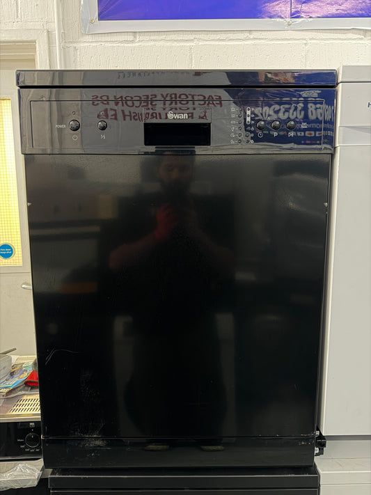 Swan SDW751150B Full Size Freestanding Dishwasher - Black - Unused Grade A
