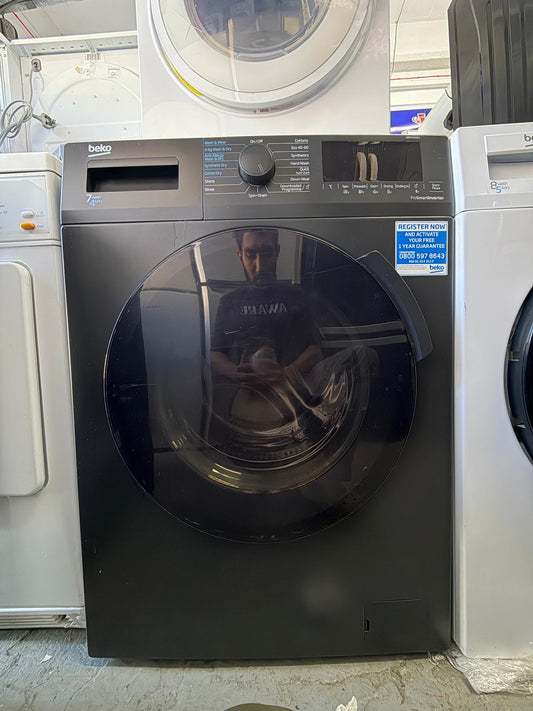 Refurbished Beko WDK742421A 7kg/4kg Washer Dryer - Black - Grade A