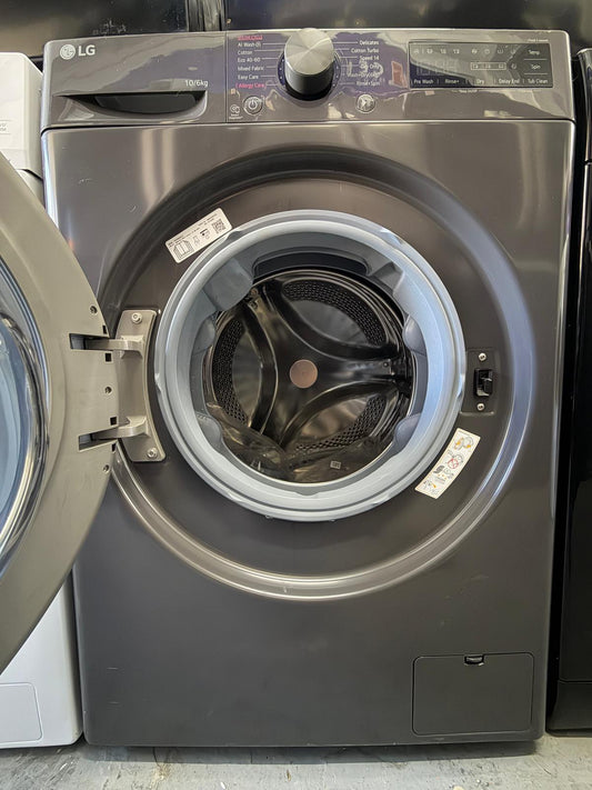 Refurbished LG FWY606WWLN1 10kg/6kg 1400 Spin Washer Dryer - Grey