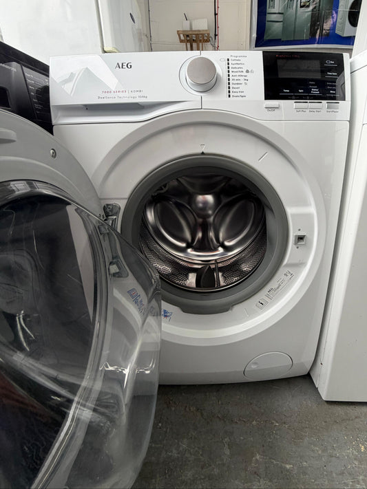 Refurbished AEG L6FBG842R 8kg 1400 Spin Washing Machine - White