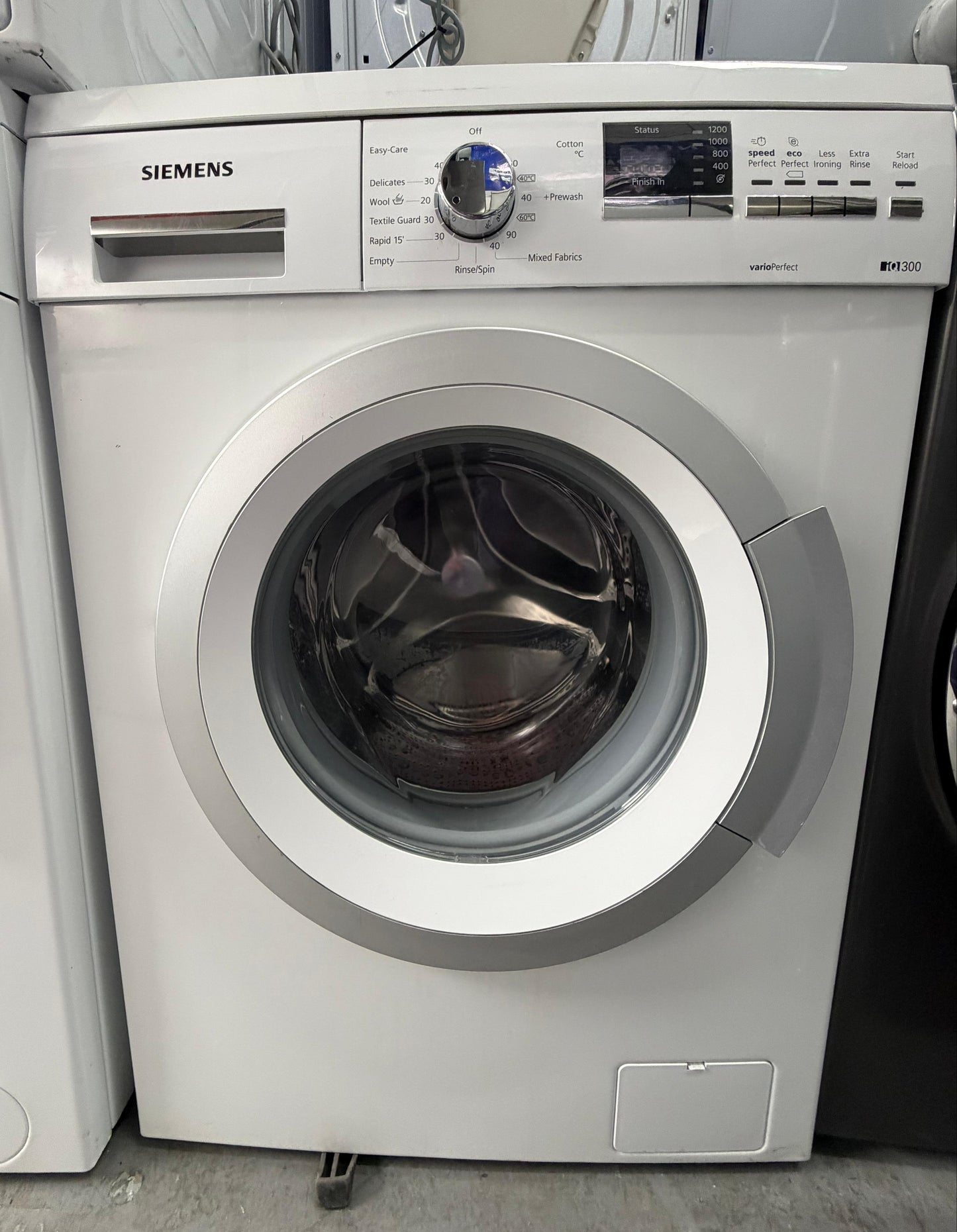 Refurbished Siemens WM12Q390GB 8kg 1200 Spin Washing Machine - White
