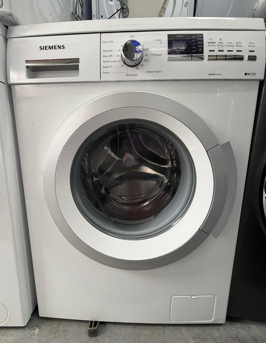Refurbished Siemens WM12Q390GB 8kg 1200 Spin Washing Machine - White