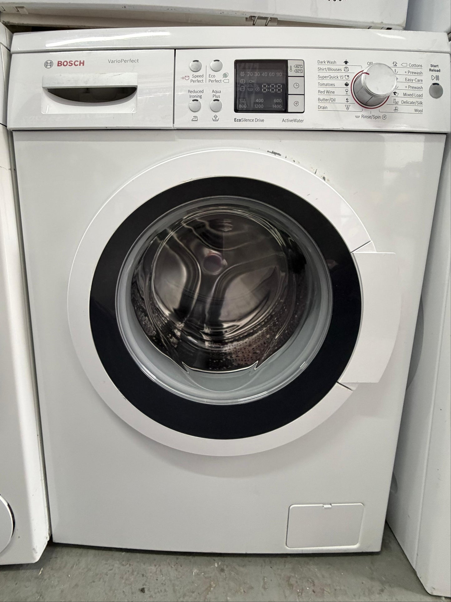 Refurbished Bosch WAQ284S0GB 8kg 1400 Spin Washing Machine - White