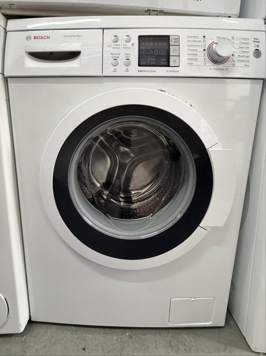 Refurbished Bosch WAQ284S0GB 8kg 1400 Spin Washing Machine - White
