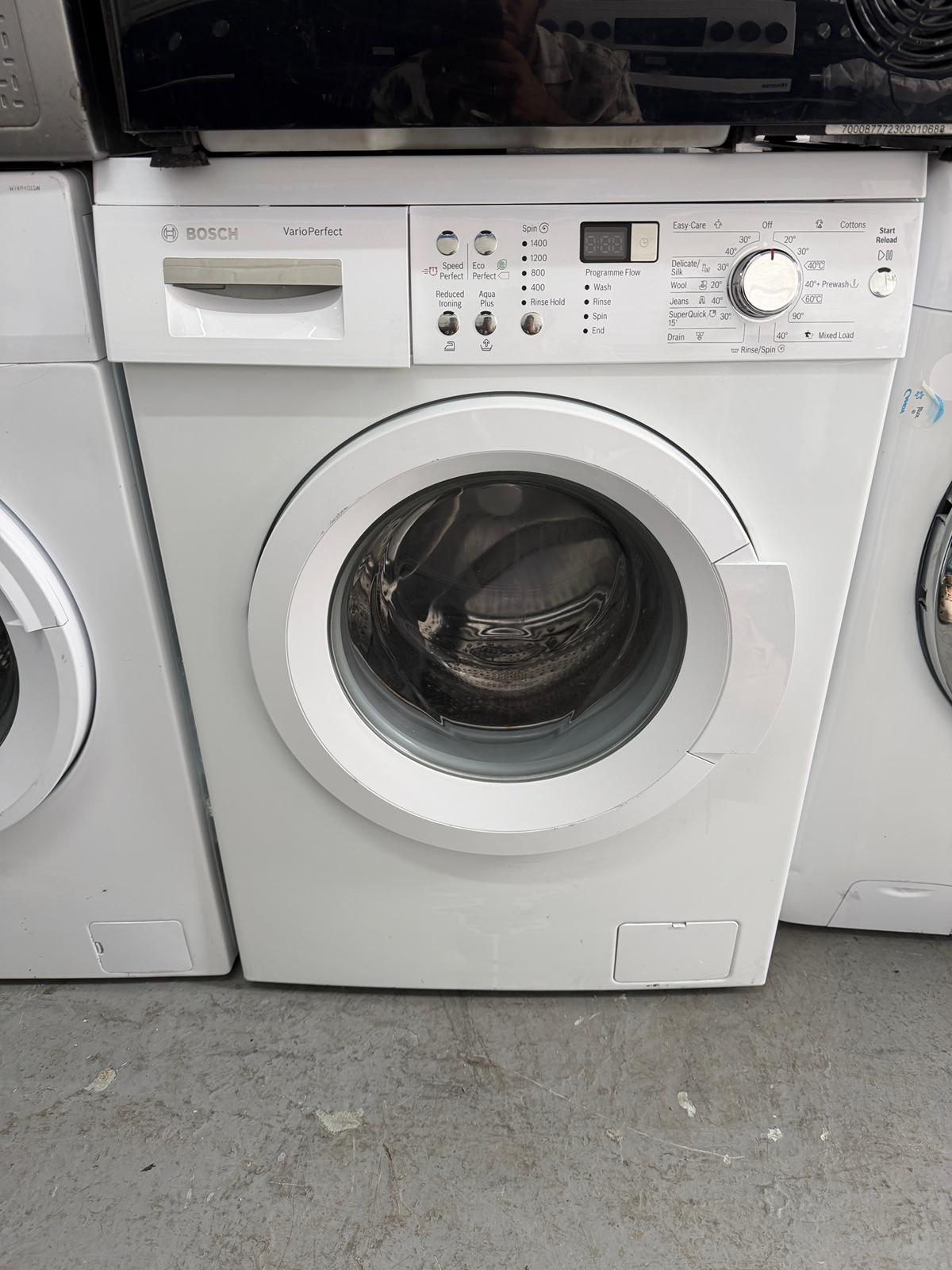 Refurbished Bosch WAQ283S0GB 8kg 1400 Spin Washing Machine - White