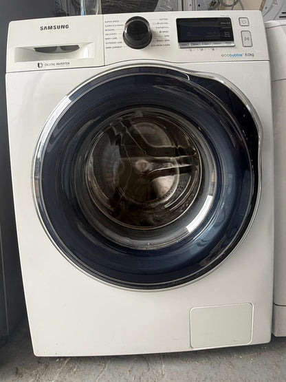 Refurbished Samsung WW80J6410CW 8kg 1400 Spin Washing Machine - White