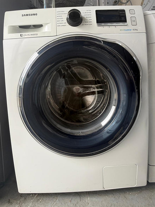 Refurbished Samsung WW80J6410CW 8kg 1400 Spin Washing Machine - White