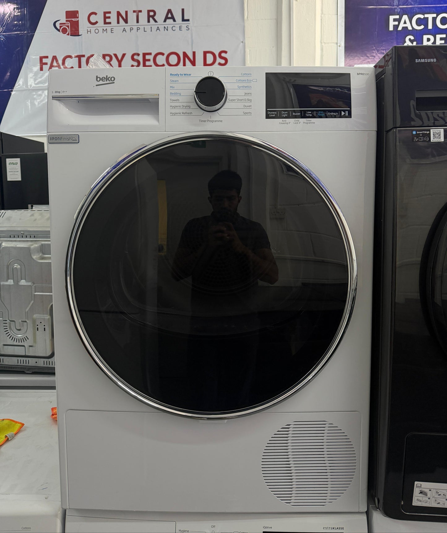 Refurbished Beko B5T48231W 8kg Heat Pump Tumble Dryer - White