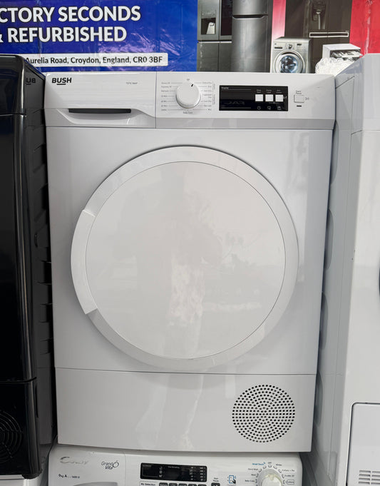 Refurbished Bush TDTE18HP 8kg Heat Pump Tumble Dryer - White