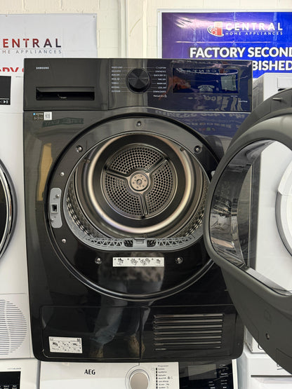 Refurbished Samsung DV80CGC0B0AE 8kg Heat Pump Tumble Dryer - Black