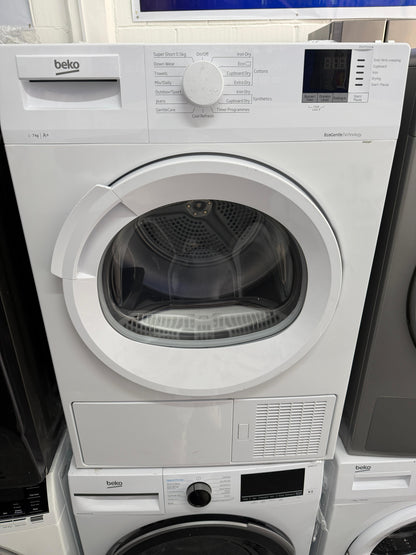 Refurbished Beko DTLP71151W 7kg Condenser Tumble Dryer - White