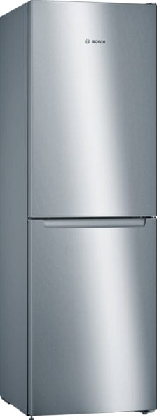 Refurbished Bosch KGN34NLEAG/09 70/30 Fridge Freezer - Stainless Steel Look