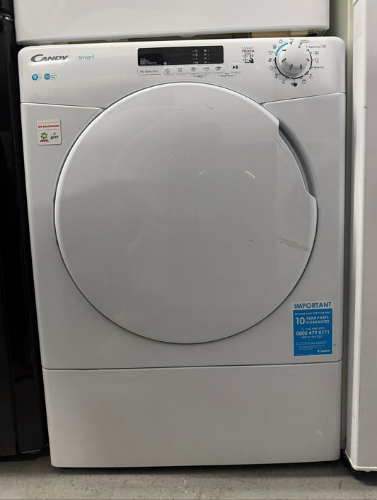Refurbished Candy CSE V9DF-80 9kg Vented Tumble Dryer - White
