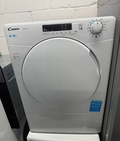 Refurbished Candy CSE V9DF-80 9kg Vented Tumble Dryer - White