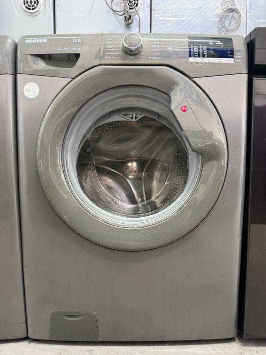 Refurbished Hoover HL1692DG3G/1-80 9kg 1600 Spin Washing Machine - Graphite