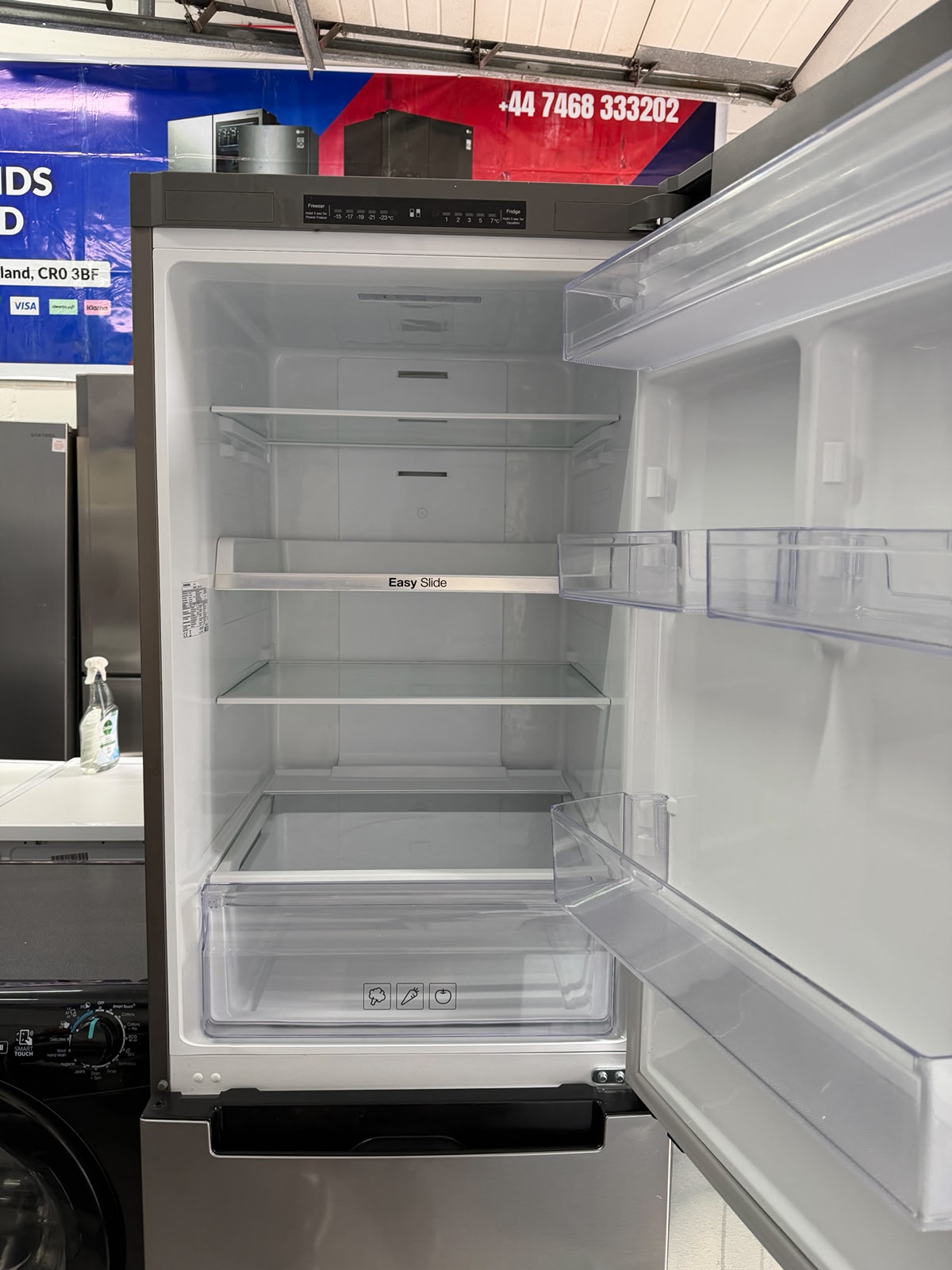 Refurbished Samsung RB29FSRNDSA 321 L Frost Free Fridge Freezer - Silver