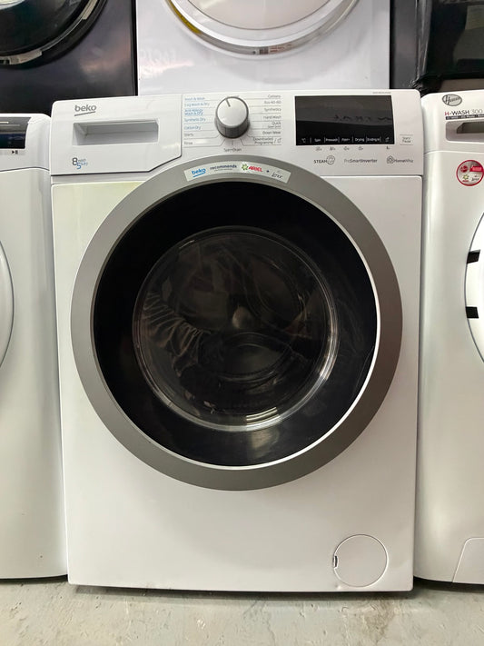 Refurbished Beko WDEX8540430W 8kg/5kg 1400 Spin Washer Dryer - White