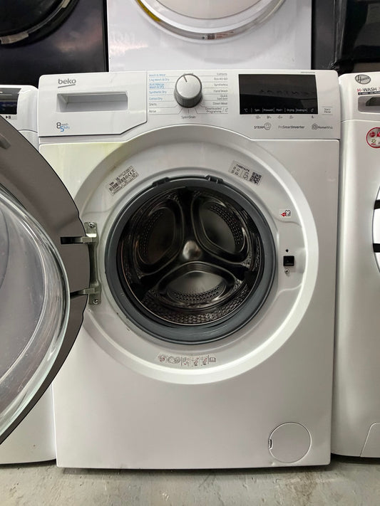 Refurbished Beko WDEX8540430W 8kg/5kg 1400 Spin Washer Dryer - White