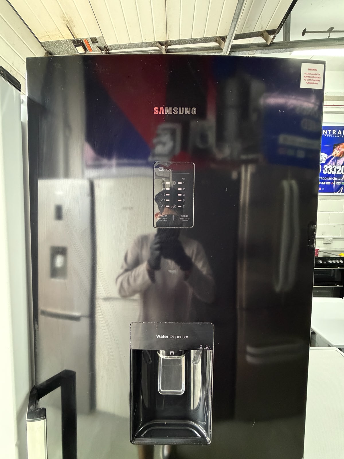 Refurbished Samsung RB31FDJNDBC 310 L Frost Free Fridge Freezer - Black