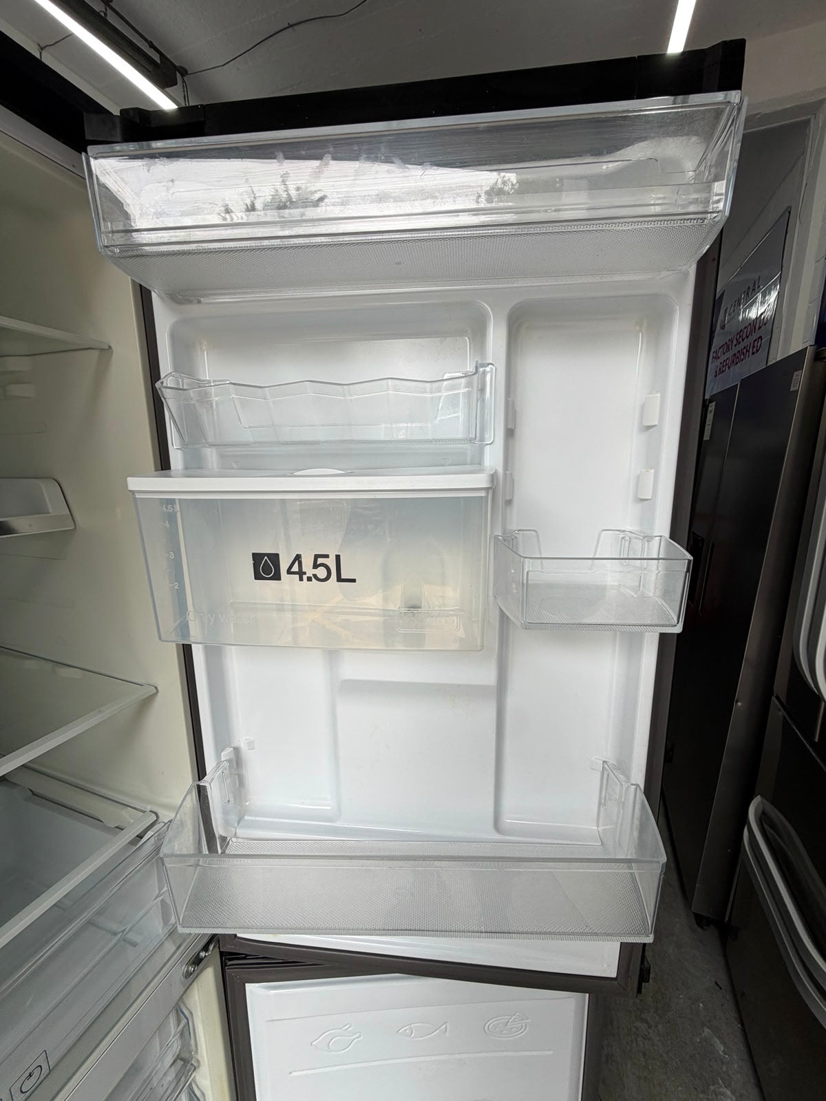 Refurbished Samsung RB31FDJNDBC 310 L Frost Free Fridge Freezer - Black