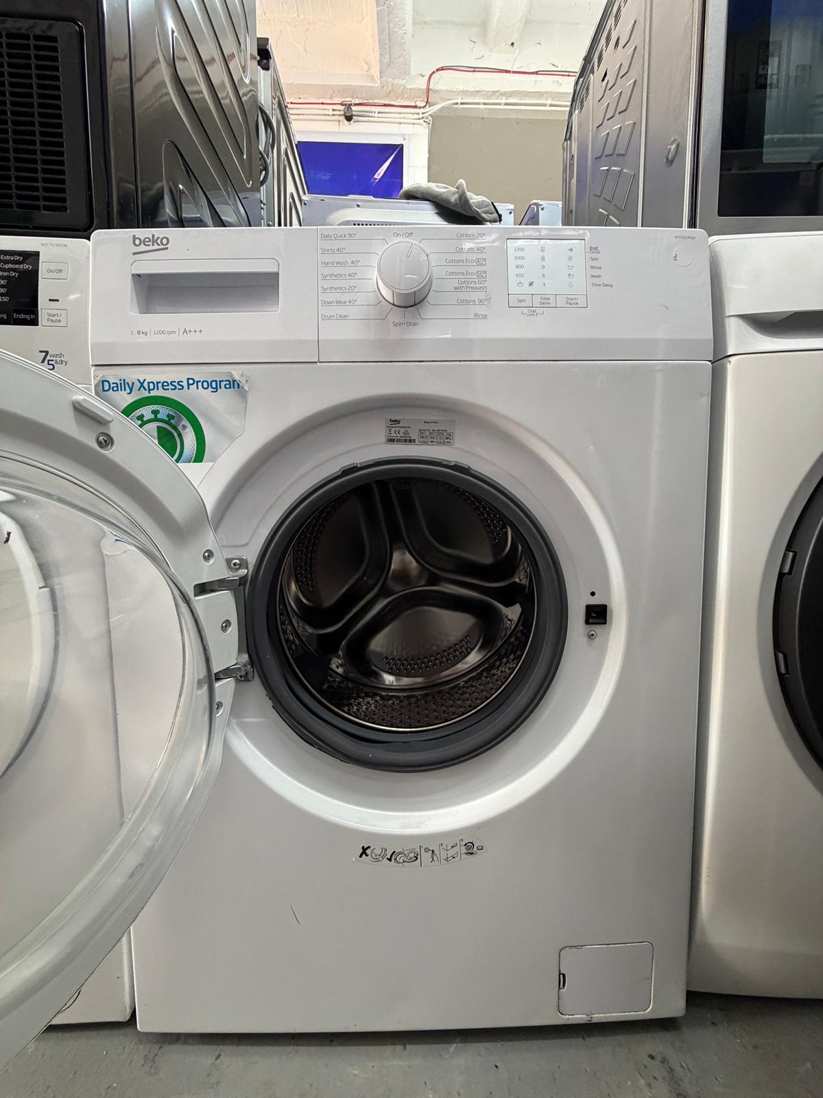 Refurbished Beko WTG820M1W 8Kg 1200RPM Washing Machine – White