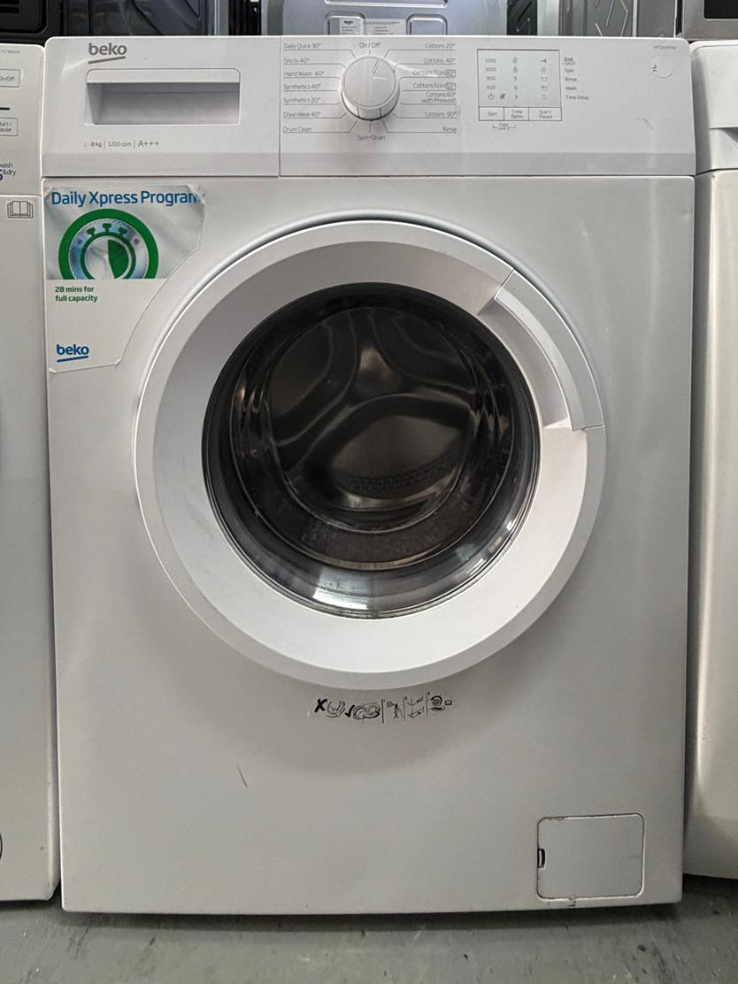 Refurbished Beko WTG820M1W 8Kg 1200RPM Washing Machine – White