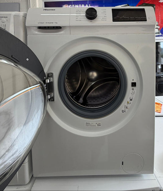 Refurbished Hisense WFQP6012EVM 6kg 1200 Spin Washing Machine - White