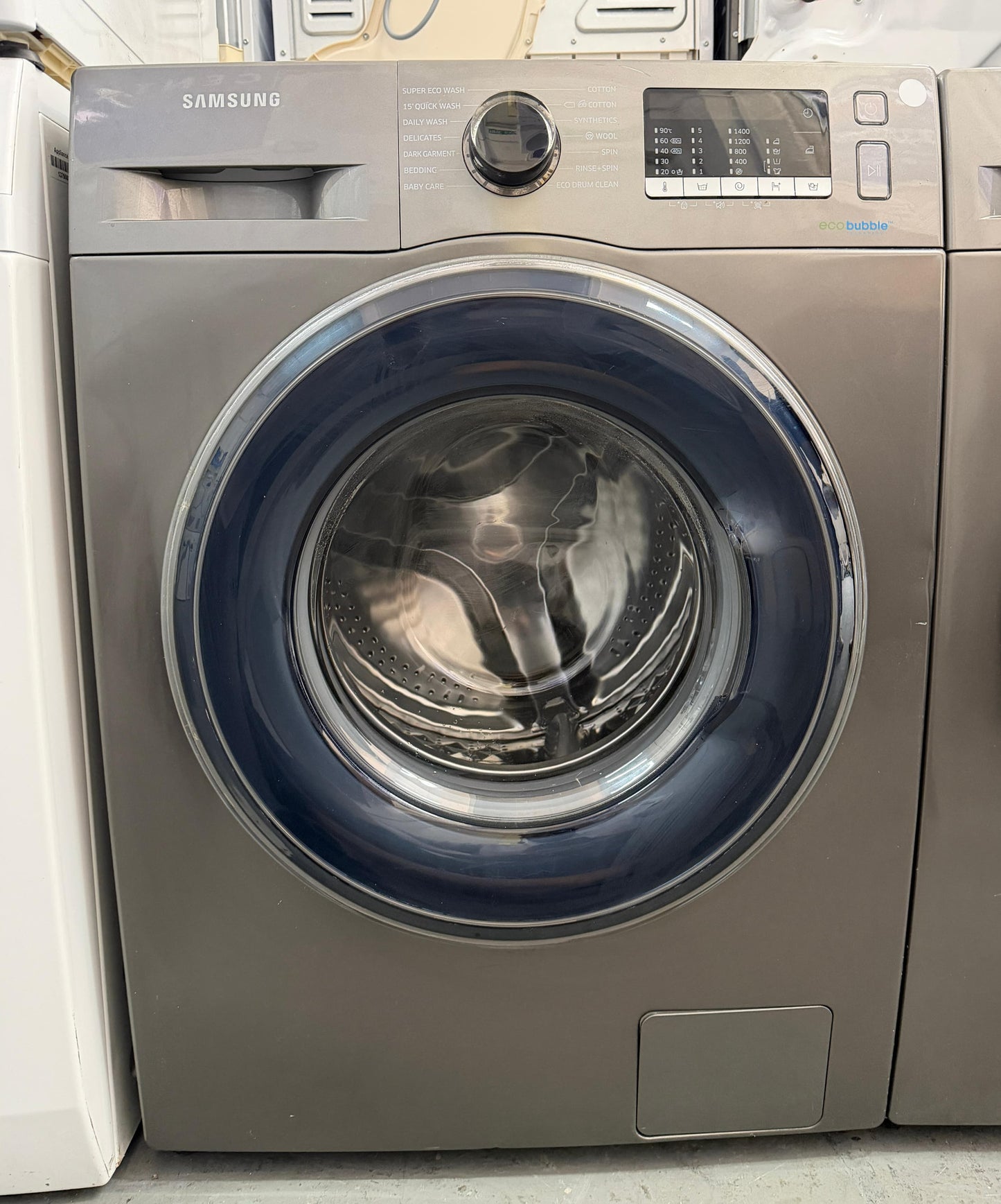 Refurbished Samsung WW80J5555FX 8Kg 1400RPM Washing Machine – Silver