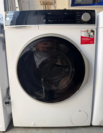 Refurbished Sharp ES-NFB914AWNA 9Kg 1400RPM Washing Machine – White