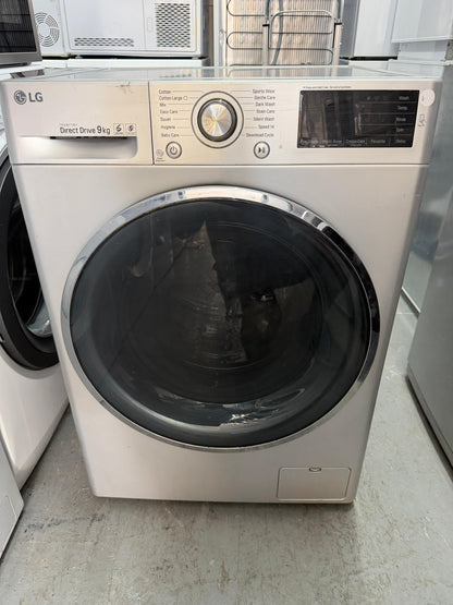 Refurbished LG FH4U2VCN4 9Kg 1400RPM Washing Machine – Silver