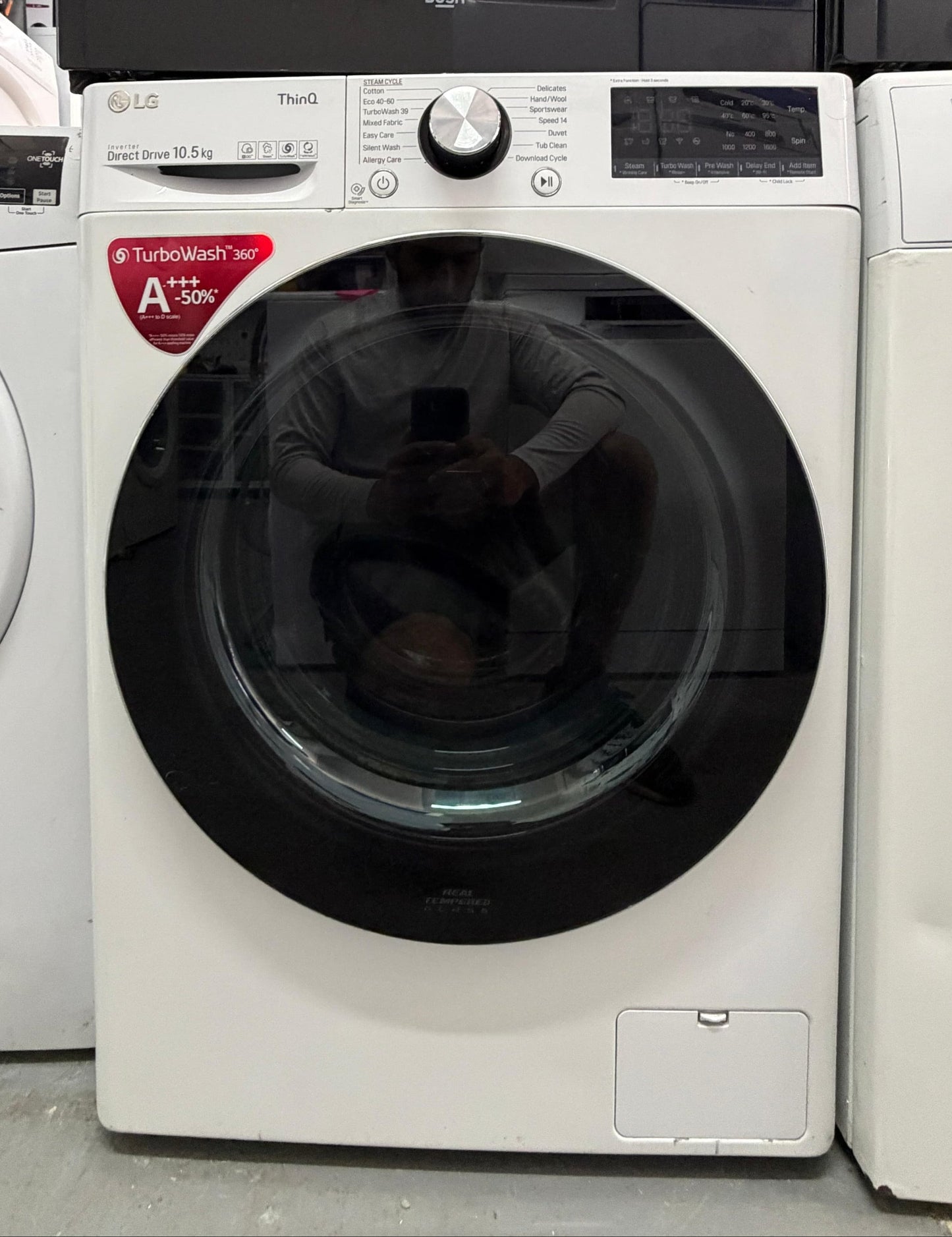 Refurbished LG F6V1010WTSE 10.5Kg 1400RPM Washing Machine – White