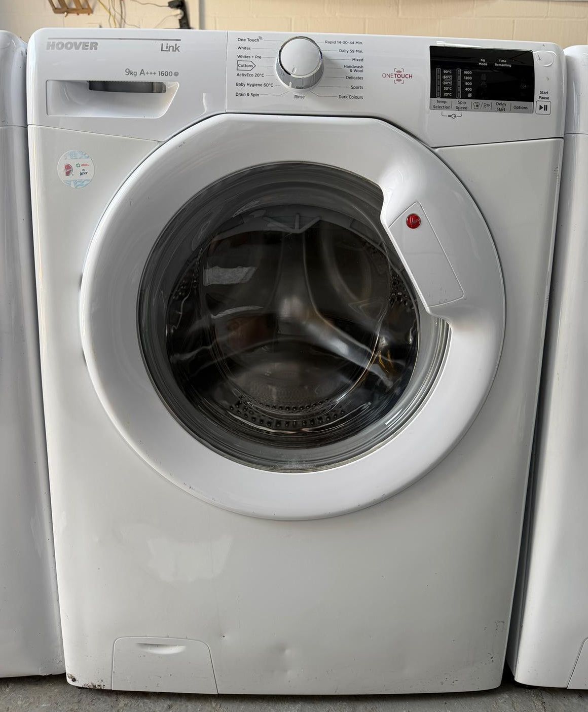 Refurbished Hoover H3W69TME 9Kg 1600RPM Washing Machine – White