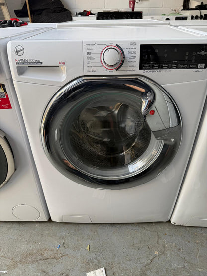 Refurbished Hoover H3WS68TAMCE-80 8Kg 1600RPM Washing Machine – White