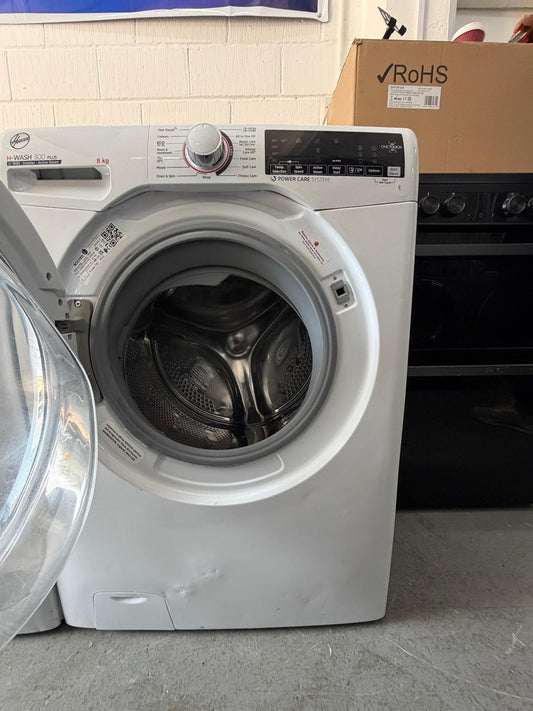 Refurbished Hoover H3WS68TAMCE/1-80 8Kg 1600RPM Washing Machine – White