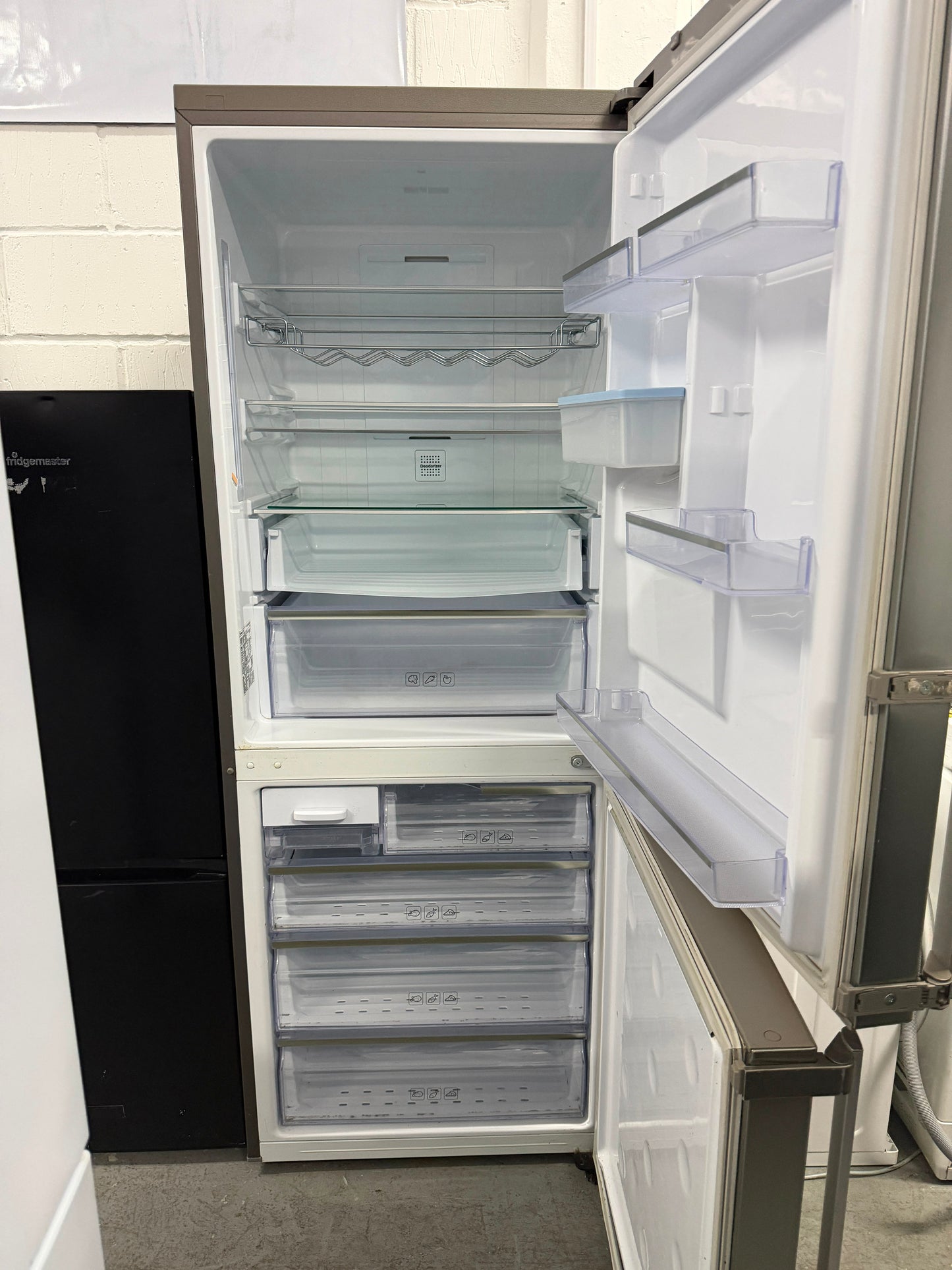 Refurbished Samsung RL4362FBASL 432 L Fridge Freezer - Silver