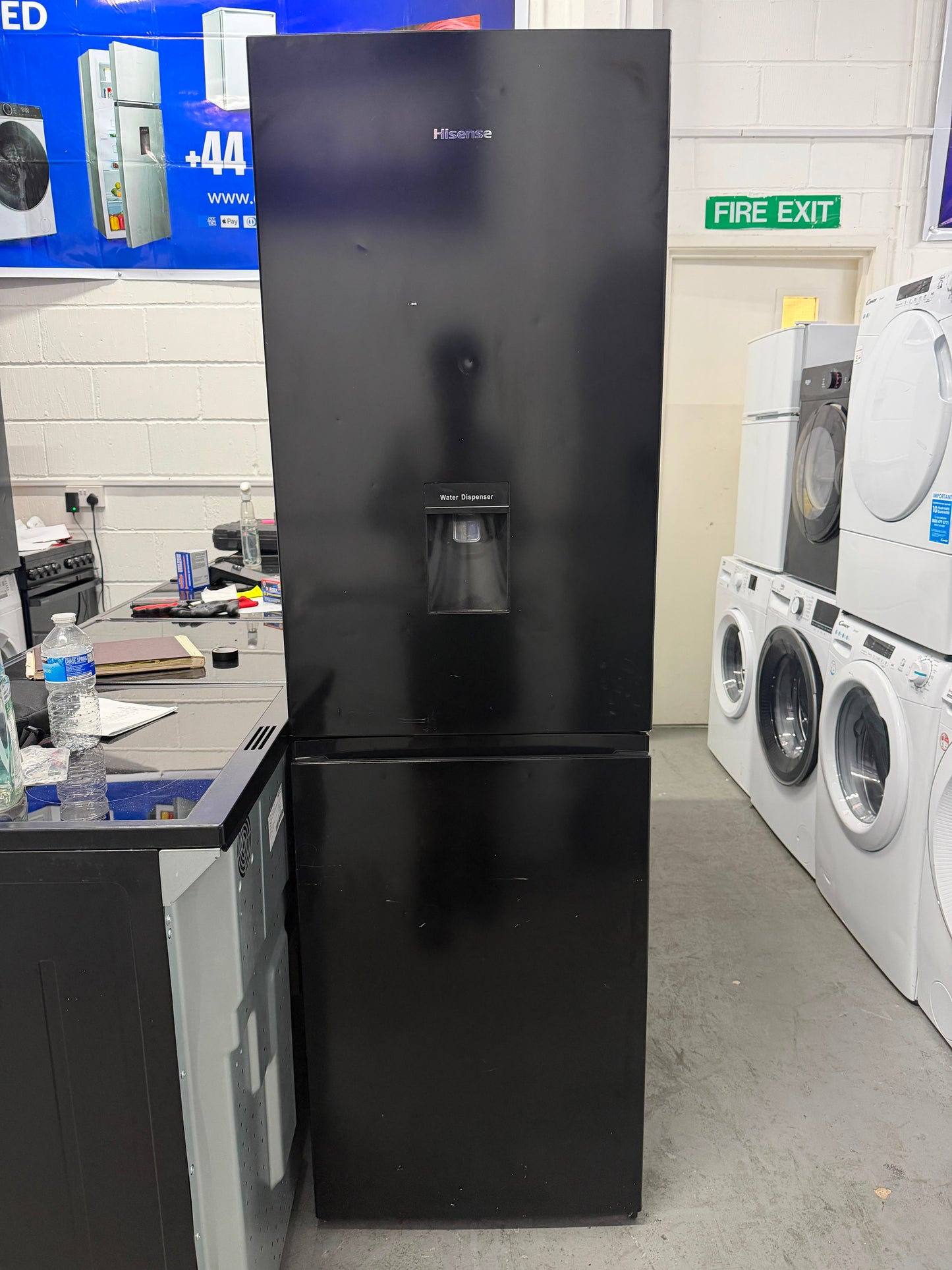 Refurbished Hisense RB327N4WB1 256 L Fridge Freezer - Black