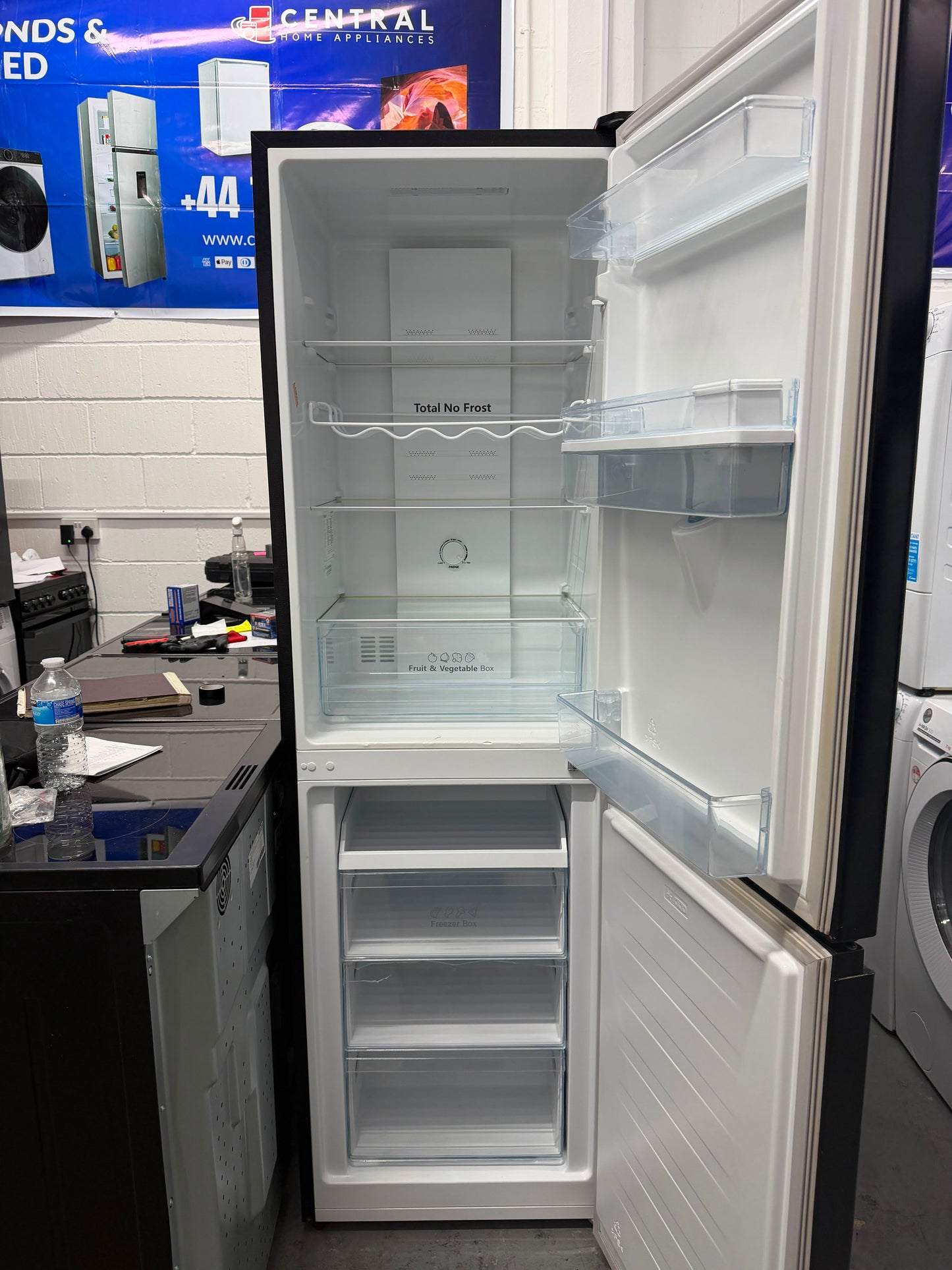 Refurbished Hisense RB327N4WB1 256 L Fridge Freezer - Black