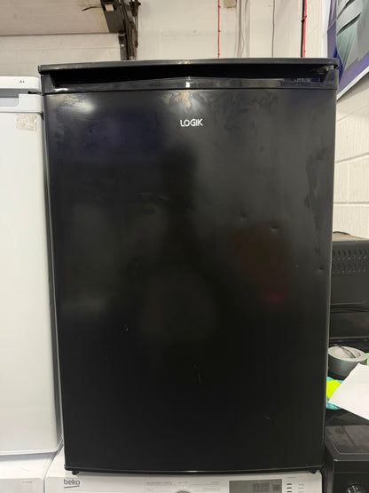 Refurbished Logik LUL55B23 Undercounter Fridge - Black 131 Litre