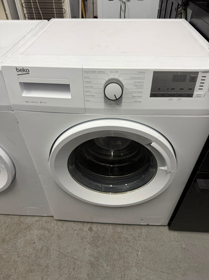 Refurbished Beko WTG841B2W 8kg 1400 Spin Washing Machine - White