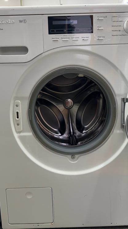 Refurbished Miele WKB120 W1 TwinDos 8kg 1600rpm Washing Machine - White