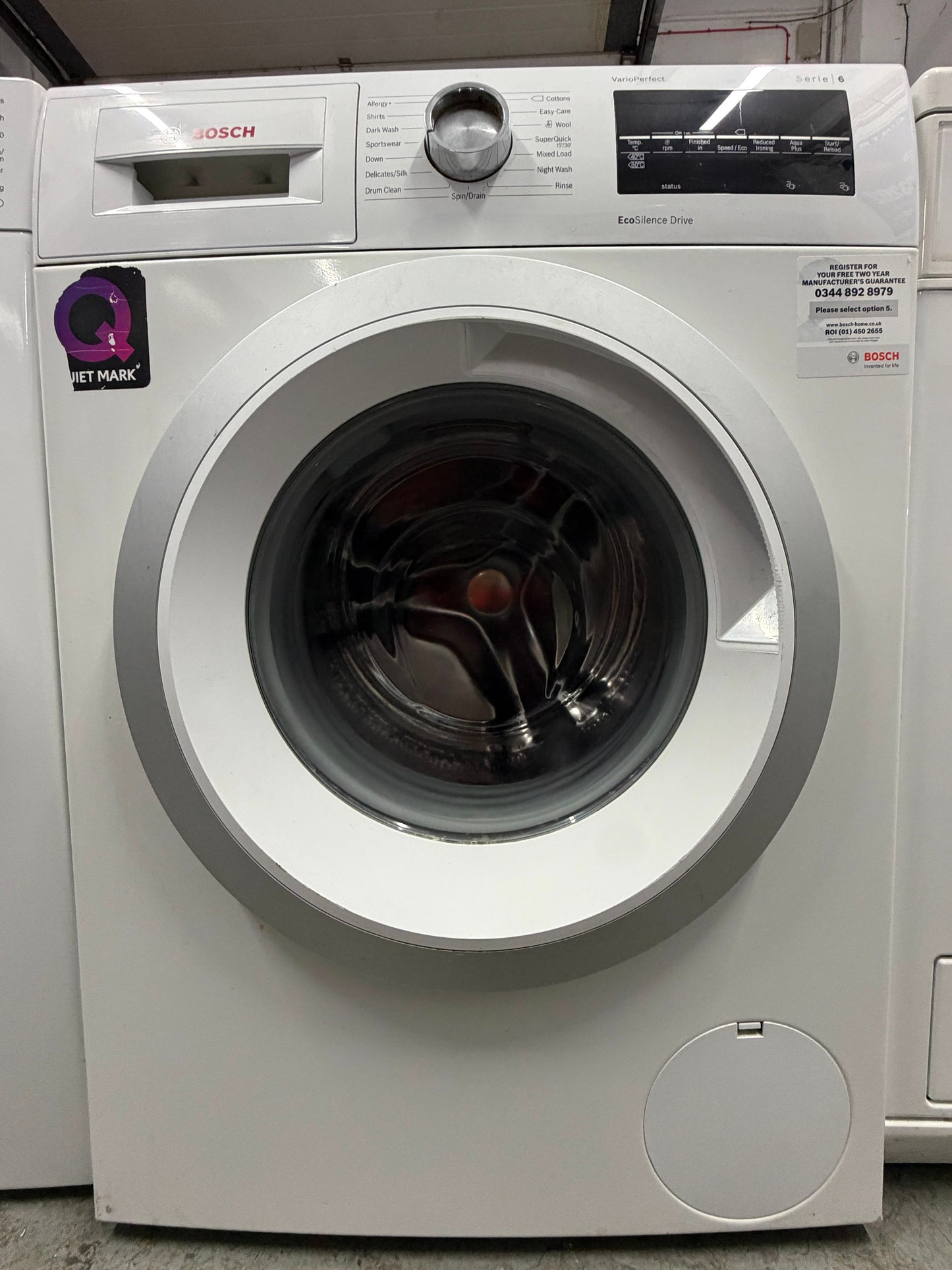 Refurbished Bosch WAT28463GB Series 6 9kg 1400rpm Washing Machine - White